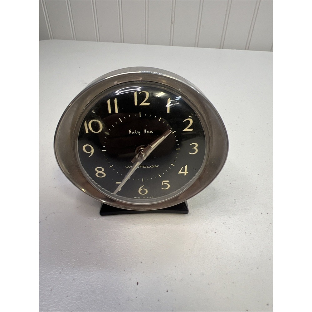 VINTAGE WESTCLOX BABY BEN 58056. PREOWNED Working